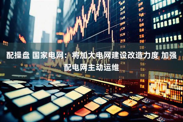 配操盘 国家电网：将加大电网建设改造力度 加强配电网主动运维