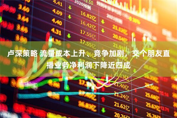 卢深策略 流量成本上升、竞争加剧，交个朋友直播业务净利润下降近四成